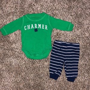 Carter’s St. Patrick’s Day set Newborn